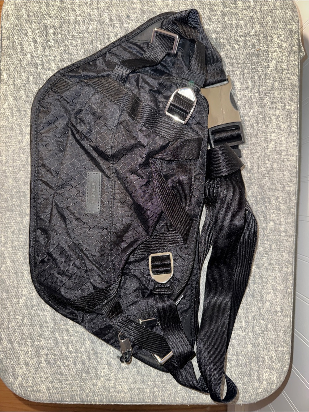 Athleta Black Crossbody Sling Bag
